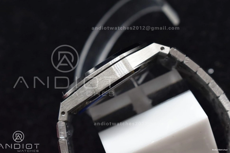 Royal on Bracelet SS Super SS Clone 15500 1:1 Oak APSF Blue Textured 41mm 445 Best Lightweight Dial A4302 Edition 1011